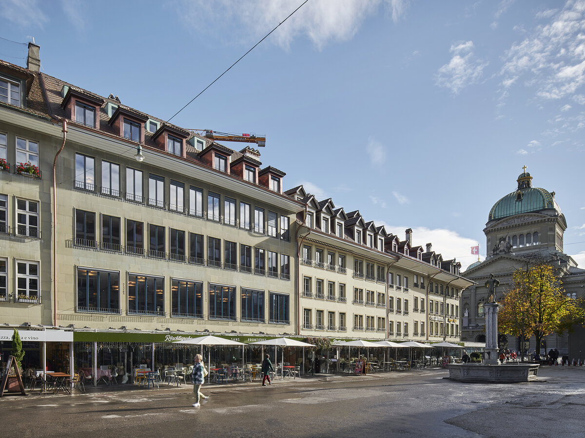 sanierung wohn- und geschäftshäuser bärenplatz 9 /11/27 bern